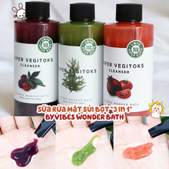 Sữa Rửa Mặt Làm Sáng Da Byvibes Wonder Super Vegitoks Cleanser Red 300ml