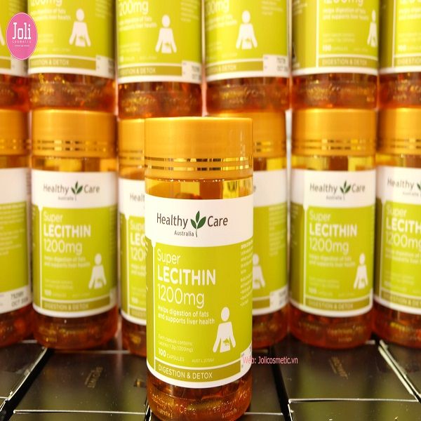 Viên Uống Mầm Đậu Nành HealthyCare Super Lecithin 1200mg 100 viên