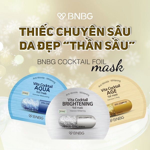 Mặt Nạ Dưỡng Da BNBG Vita Cocktail Foil Mask