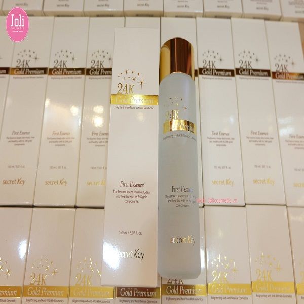 Tinh Chất Dưỡng Trắng Chống Lão Hóa Secret Key 24K Gold Premium First Essence 150ml