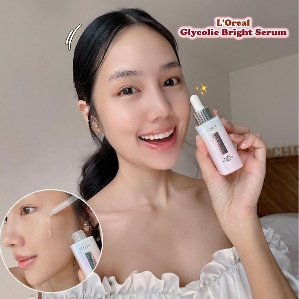 Serum Dưỡng Sáng Da Mờ Thâm Nám Loreal Glycolic Bright 8% [Melasyl+Glycolic+Niacinamide] 30ml