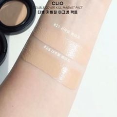 Phấn Tươi Clio Double Cover Kill Magnet Pact SPF 50+ PA++++