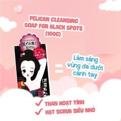 Xà Phòng Giảm Thâm Nách Pelican Cleansing Soap For Black Spots 100g