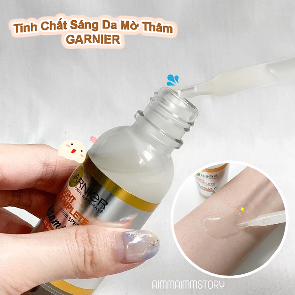 Tinh Chất Garnier Tăng Cường Sáng Da Mờ Thâm Light Complete 30x Vitamin C Booster Serum