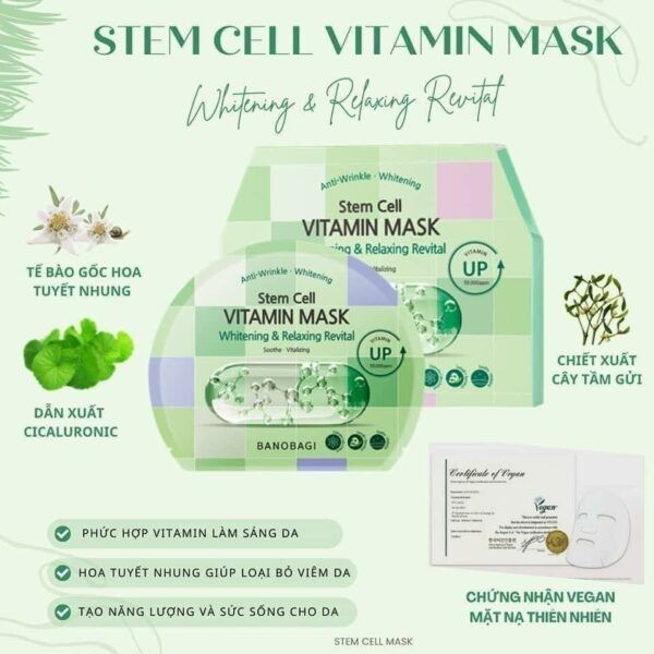 Mặt Nạ Banobagi Stem Cell Vitamin Mask