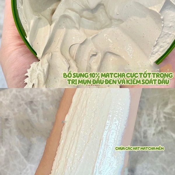 Mặt Nạ Đất Sét Làm Sạch Se Khít Lỗ Chân Lông Some By Mi Super Matcha Pore Clean Clay Mask 100g