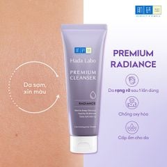 Sữa Rửa Mặt Hada Labo Dưỡng Sáng Da Premium Cleanser Radiance 100g