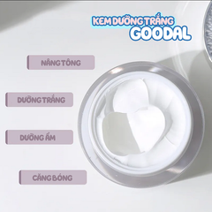 Kem Dưỡng Trắng Nâng Tone Da Goodal Premium Snail Tone-Up Cream
