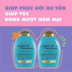 Dầu Gội Giúp Phục Hồi Tóc Hư Tổn OGX Renewing + Argan Oil Of Morocco Shampoo 385ml