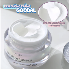 Kem Dưỡng Trắng Nâng Tone Da Goodal Premium Snail Tone-Up Cream