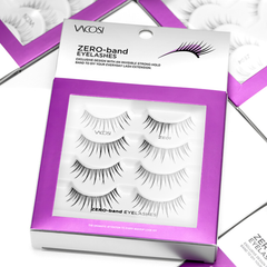 Lông Mi Gân Trong Sắc Sảo Vacosi VM28 Zero-Band Eyelashes