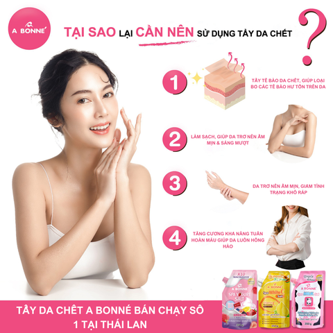 Muối Tắm Tẩy Tế Bào Chết Chiết A Bonne Spa 350g