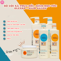 Kem Ủ Tóc Olexrs+HairSalon Argan Oil Collagen Complex Repair Mask 500ml