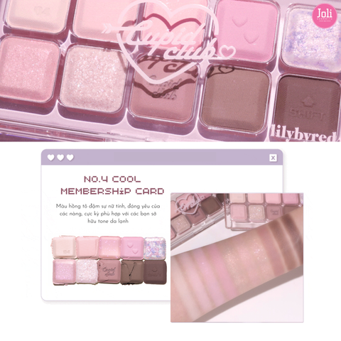 Phấn Mắt 10 Ô Lilybyred Cupid Club Mood Keyboard Palette