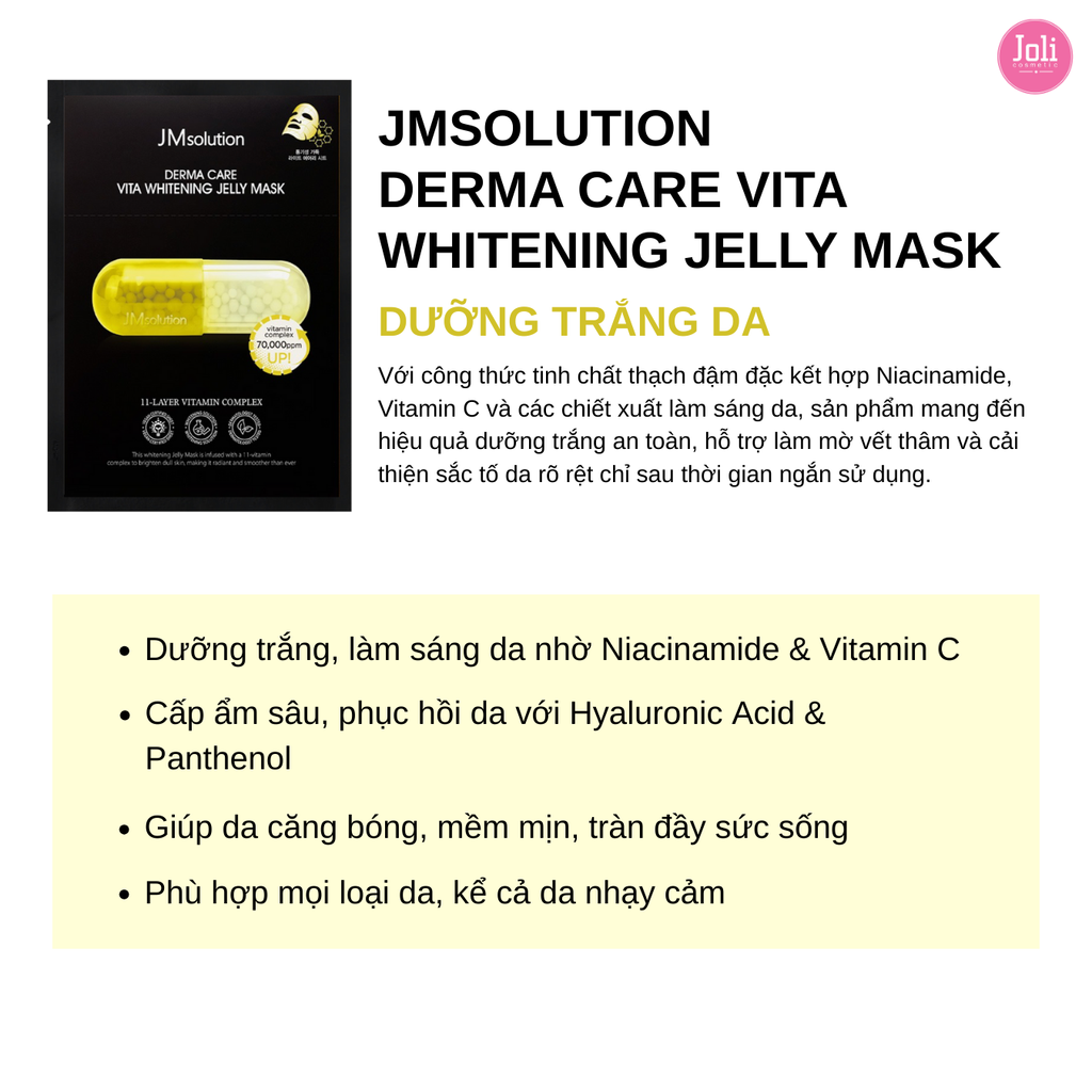 Mặt Nạ JMsolution Derma Care Vita Jelly Mask 30ml