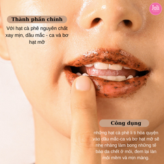 Tẩy Tế Bào Chết Môi Cà Phê Đắk Lắk Cocoon Coffee Lip Scrub 5g