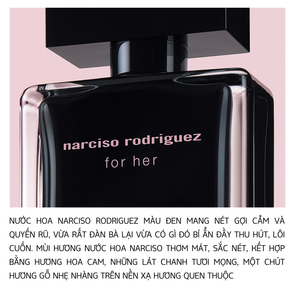 Set Nước Hoa Nữ Narciso Rodriguez For Her EDT (Nước hoa 100ml + 10ml + Lotion 50ml)