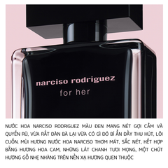 Set Nước Hoa Nữ Narciso Rodriguez For Her EDT (Nước hoa 100ml + 10ml + Lotion 50ml)