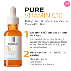 Tinh Chất Làm Sáng Da Và Giảm Thâm Nám La Roche-Posay Redermic Pure Vitamin C10 Serum 30ml