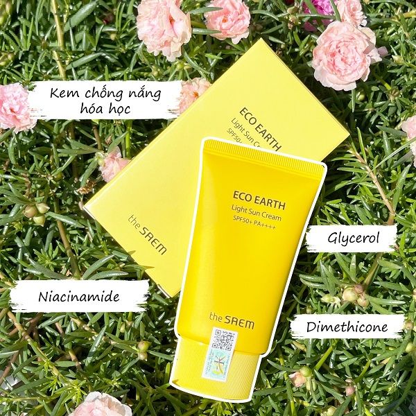 Kem Chống Nắng Dưỡng Ẩm Sâu The Saem Light Sun Cream SPF50+ PA++++ 50g