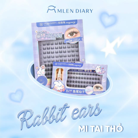 Lông Mi Giả Tách Sợi Tai Thỏ Mlen Diary