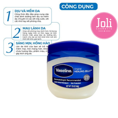 Sáp Dưỡng Ẩm Vaseline Pure Petroleum Jelly Original Skin Protectant 49g