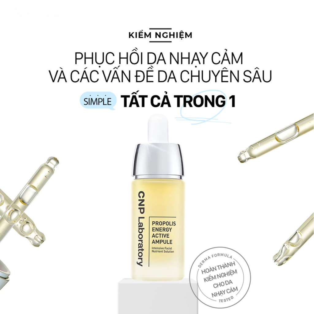 Tinh Chất Keo Ong Tái Tạo Phục Hồi Da CNP Laboratory Propolis Energy Active Ampule