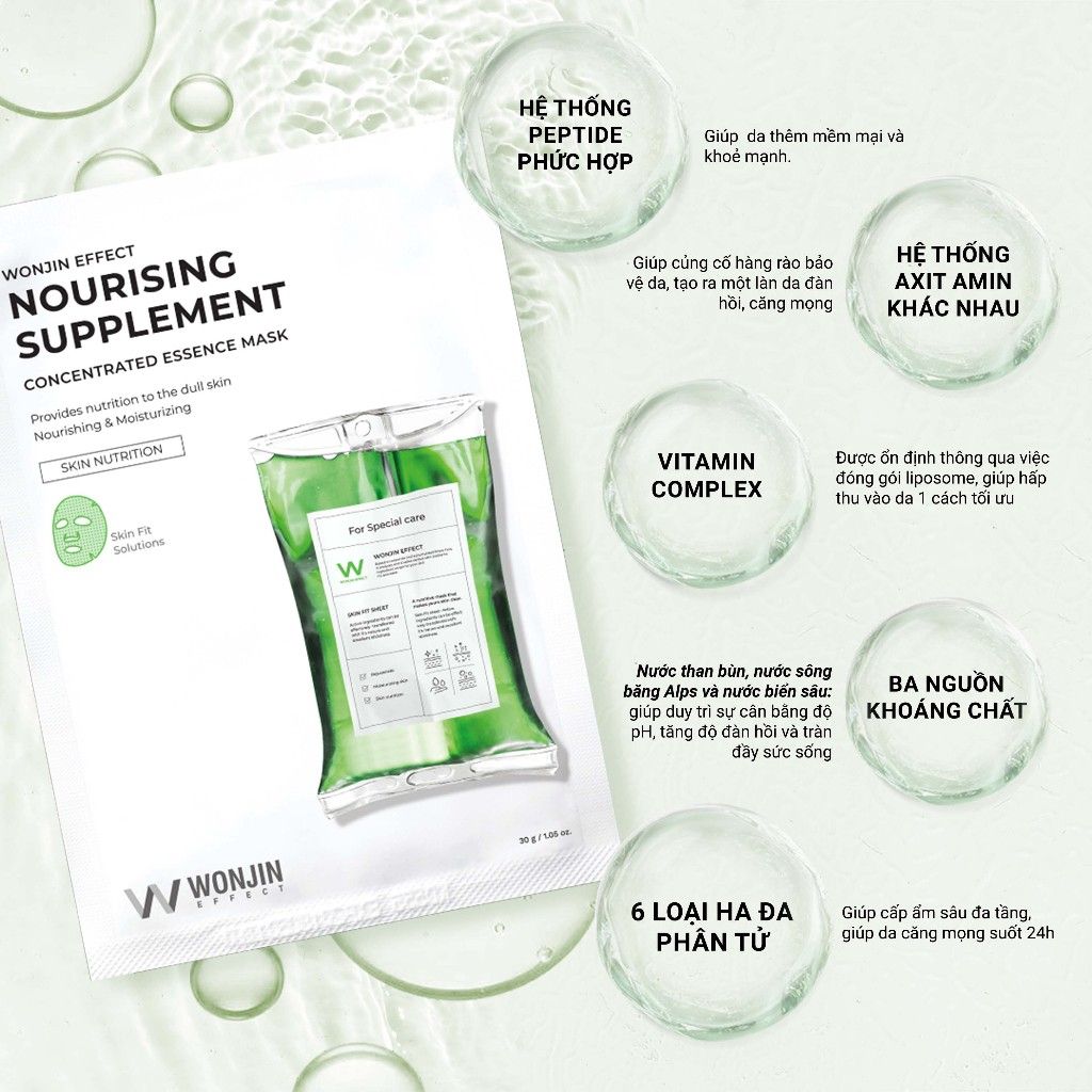 Mặt Nạ Wonjin Effect Concentrated Essence Mask 30g