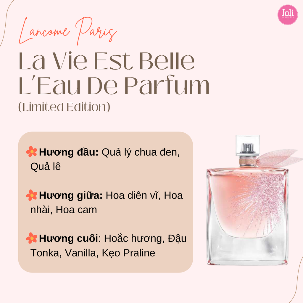 Nước Hoa Nữ Lancome La Vie Est Belle Eau de Parfum Classique 100ml