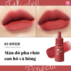 Son Kem Lì Peripera Ink Velvet Lip Tint