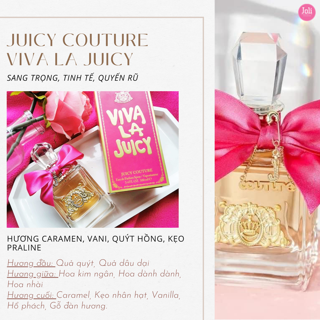 Nước Hoa Nữ Chiết Juicy Couture Viva La Juicy EDP 10ml