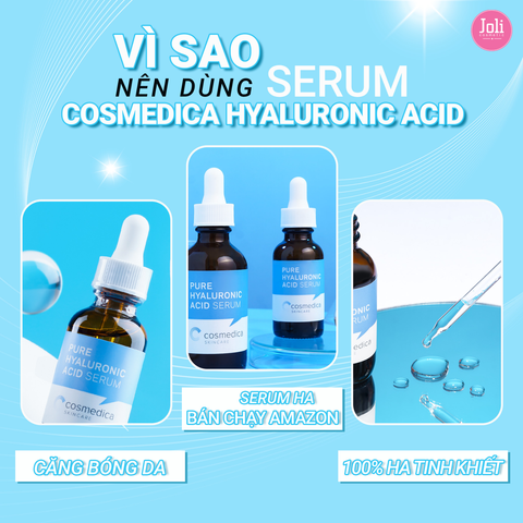 Tinh Chất Dưỡng Ẩm Cosmedica Pure Hyaluronic Acid Serum 30ml