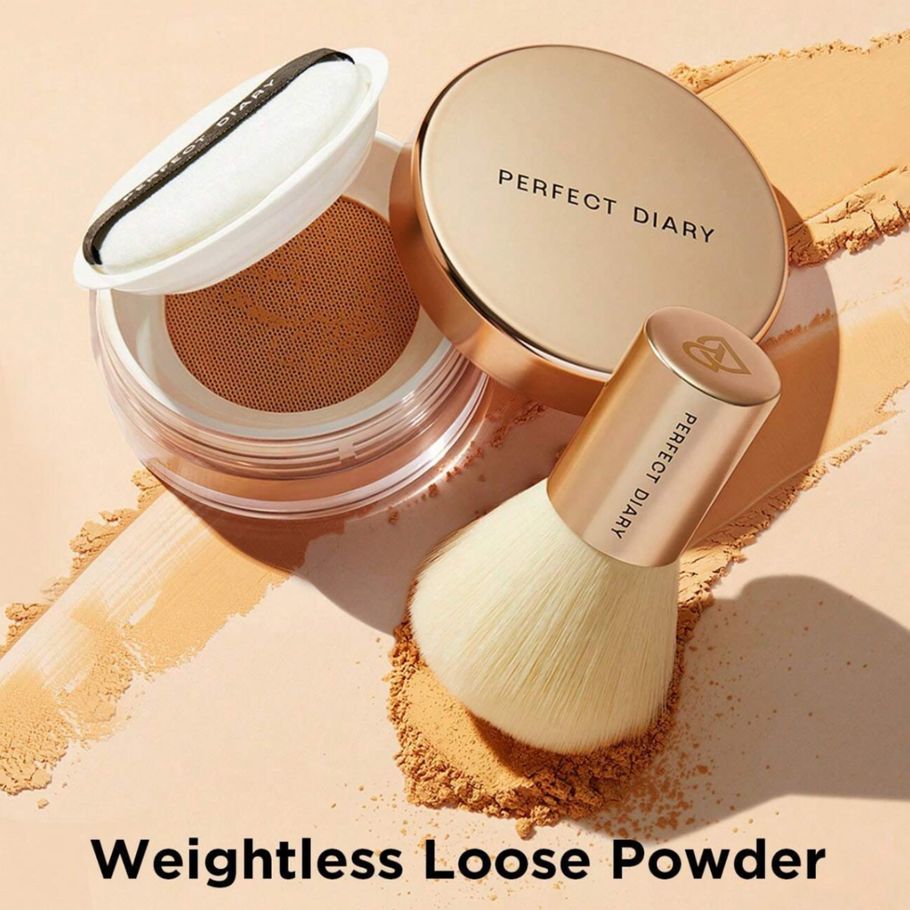 Phấn Phủ Kiềm Dầu Perfect Diary Weightless Soft Velvet Blurring Loose Powder 7g