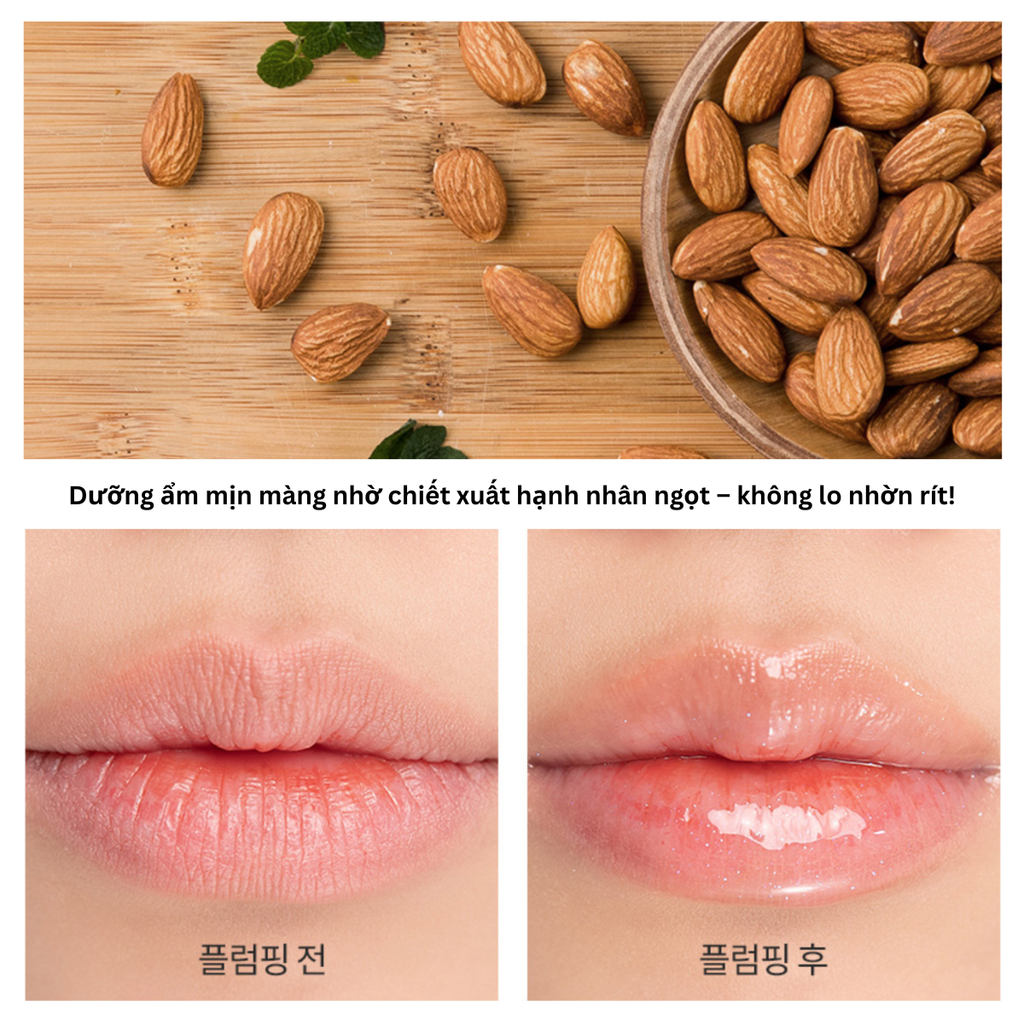 Son Tint Bóng Nhũ Nhẹ Romand Glasting Water Gloss