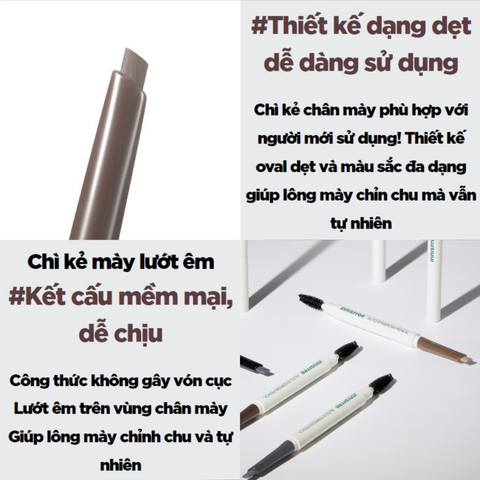 Chì Kẻ Chân Mày innisfree Auto Eyebrow Pencil 0.3g