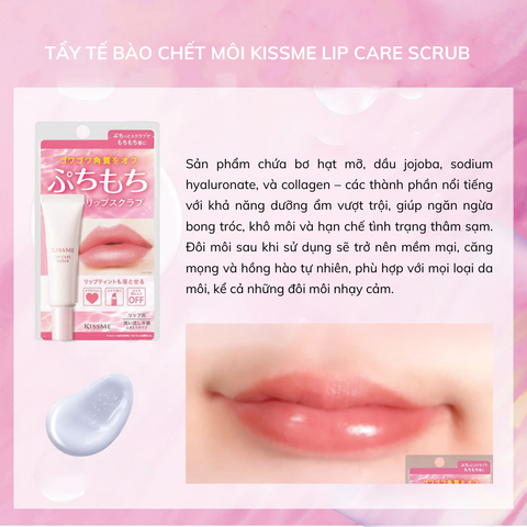 Tẩy Tế Bào Chết Môi Kissme Lip Care Scrub 10g