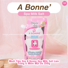 Muối Tắm Tẩy Tế Bào Chết Chiết Xuất Sữa Bò A Bonne Spa Milk Salt 350g