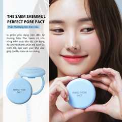 Phấn Phủ Dạng Nén Kiềm Dầu The Saem Saemmul Perfect Pore Pact 12g