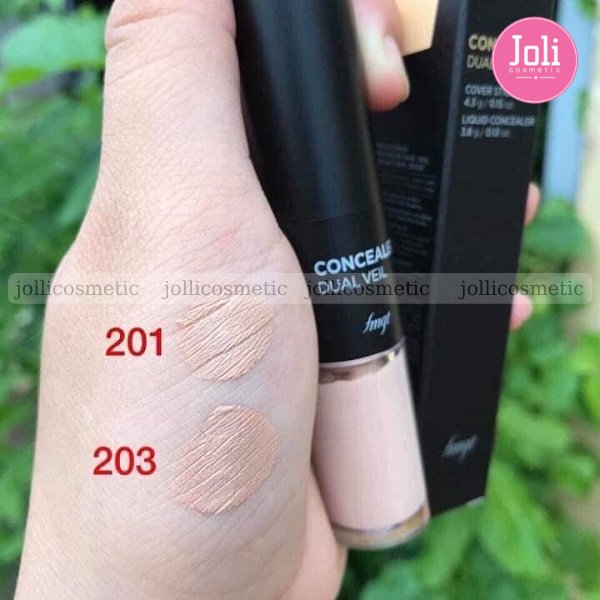 Kem Che Khuyết Điểm 2 Đầu The Face Shop Concealer Dual Veil