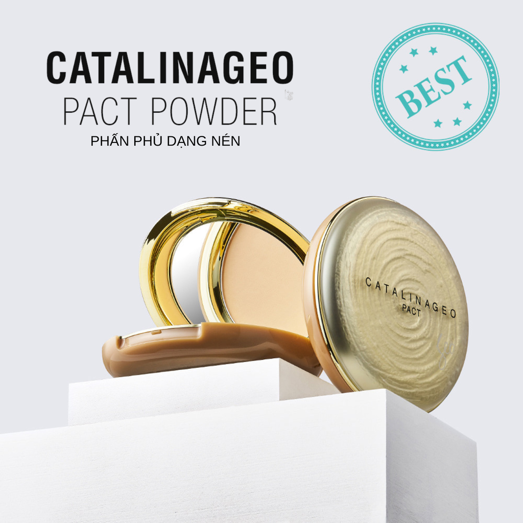 Phấn Phủ Dạng Nén Catalina Geo Pact 22g