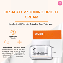 Kem Dưỡng Trắng Tái Tạo Da Giảm Thâm Nám Dr.Jart+ V7 Toning Bright Cream