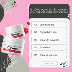 Kem Trị Mụn Ciracle Red Spot Cream 30g