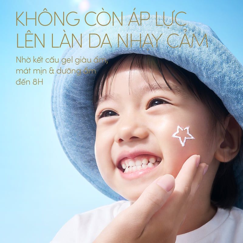 Gel Chống Nắng Anessa Da Nhạy Cảm Moisture UV Sunscreen Mild Gel For Senstive SPF35 PA+++ 90G