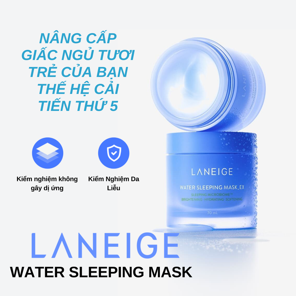 Mặt Nạ Ngủ Dưỡng Ẩm Laneige Water Sleeping Mask_Ex