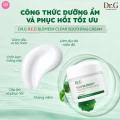 Bộ Chăm Sóc Da Dr.G R.E.D Blemish Clear Soothing Cream Bonus Set