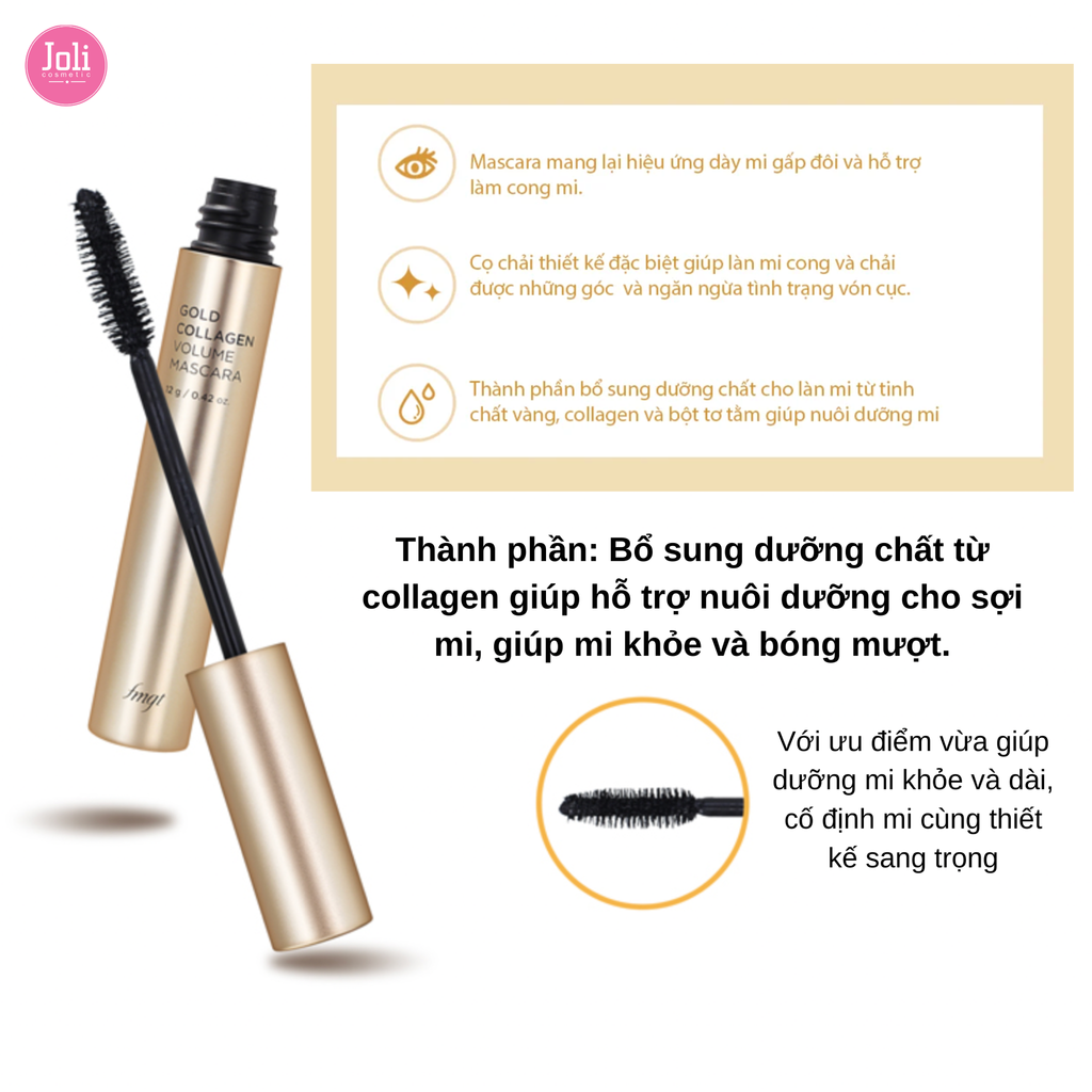 Mascara The Face Shop Gold Collagen Volume 12g