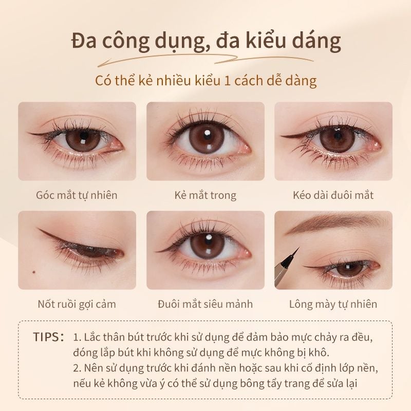 Bút Kẻ Mắt Nước Judydoll Slim Liquid Eyeliner 0.4g