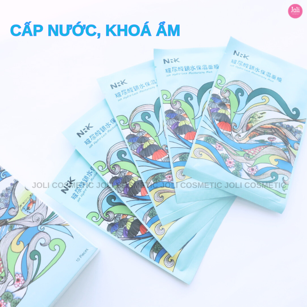 Mặt Nạ NARUKO Axit Hyaluronic Khóa Nước & Cấp Ẩm Da 25ml HA Hydro Lock Moisturizing Mask