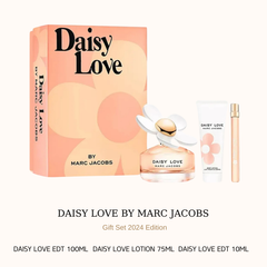 Set Nước Hoa Nữ Marc Jacobs Daisy Love Eau De Toilette (EDT 100ml+ Body Lotion 75ml + EDT 10ml)