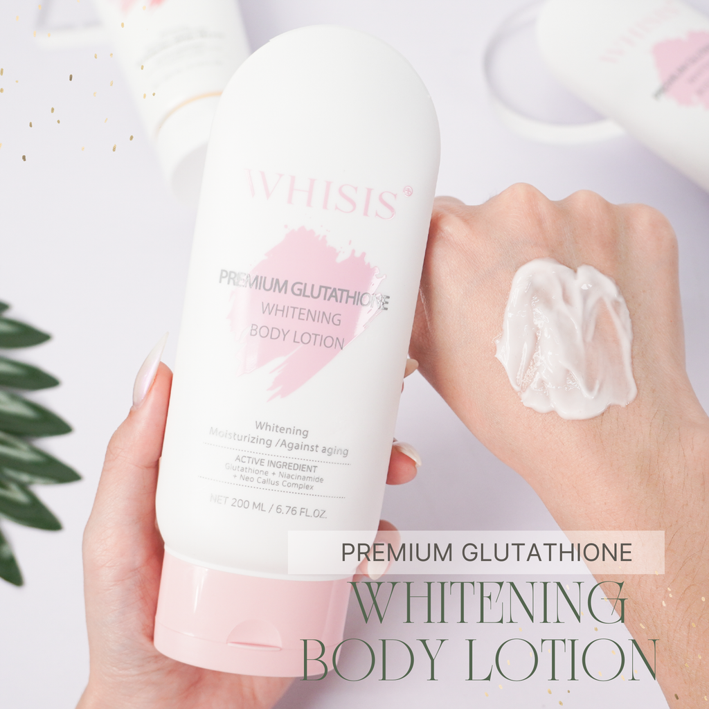 Kem Dưỡng Thể Body Dưỡng Trắng Da Ban Đêm WHISIS Premium Glutathione Whitening Body Lotion 200ml